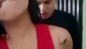 Fucking babysitter on live broadcast