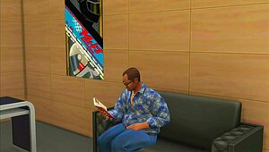 in the car service, the boss fucks a customer hard