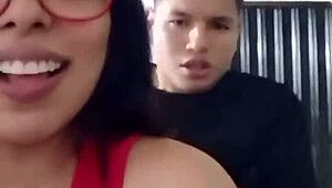 Fucking babysitter on live broadcast