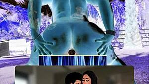 mariah mills in animated candyman part 2, full of hentai music and cartoon seduction