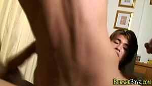 Asian Twinks Get Ass Railed in Bareback Threeway with Cumshots and Facials