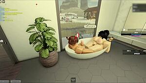 Intense Rough Sex With Wife In Bath Featuring Big Tits And Ass