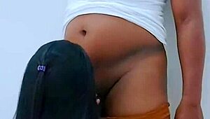 suggestive teen couple hot sex with asian petite girlfriend