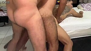 I joined the bareback orgy with huge black asses and anal fetish.