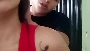 Fucking babysitter on live broadcast