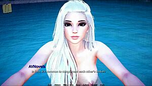 In Polyturnon 5, the curvy hentai character engages in intense 3D porn scenes.