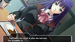 shion and the magical angel sleep together in brutal hentai scene