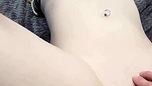 Portrait Amateur Getting Machine Fucked in Close-Up POV