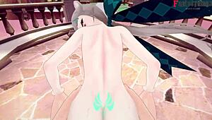 Lynette is having sex and sucking in genshin impact hentai fantasy