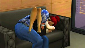 in the car service, the boss fucks a customer hard