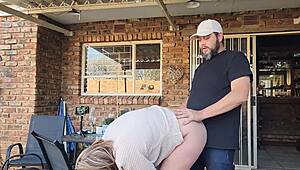 Mutual Masturbation with Neighbor's Wife Leads to Outdoor Climax