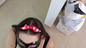 I Can’t Believe Minnie Mouse Took Anal on Halloween, So Tight!