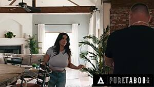 pervert tricks desperate teacher sarah arabic into rough drilling