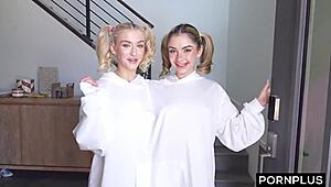 I'm So Into Emma Rosie and Demi Hawks Sharing That Cock!