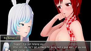 Vorealia - Big Bunny Girl Ready for Wild Digestion in 3D