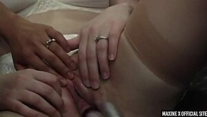 Maxine X dominates with toys in a wild lezdom scene