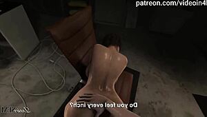 Futa Excella dominates Jill’s holes in anime action