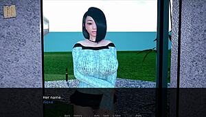 polyturnon 3 in 3d porn game with sexy outfit and curvy boobs