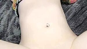 Portrait Amateur Getting Machine Fucked in Close-Up POV