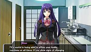 shion and the magical angel sleep together in brutal hentai scene