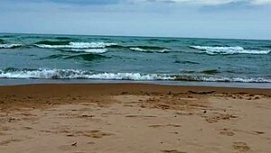 Man, I gave her a creampie after our beach date! 🏖️