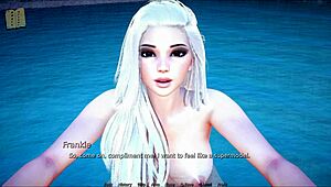 In Polyturnon 5, the curvy hentai character engages in intense 3D porn scenes.