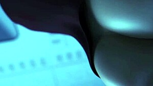 Projekt Passion Red Head With Big Ass Fucked Standing. Huge Cock Pounds Her With Foot On Wall.