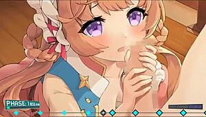 In genshin impact hentai, the hero undergoes intense fap training with detailed anime scenes.