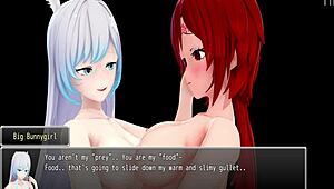 Vorealia - Big Bunny Girl Ready for Wild Digestion in 3D