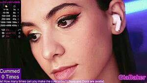 Gia baker asks if you like her outfit in web chat