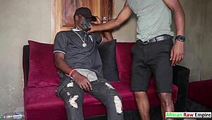 african raw gets worser in public sex in the living room