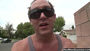 this hot milf by the pool lured the waterboy inside