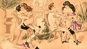 Explore VINTAGE EROTIC DRAWINGS of ANIME HENTAI in RETRO CARTOON STYLE!