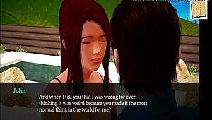 My new family 94 featuring teen with big ass and small tits in homemade game.