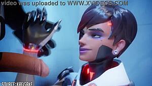 overwatch animations heat up with wild cum moments