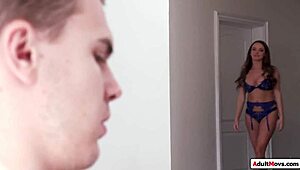 Busty stepmom craves stepson's cock in her ass! 😈