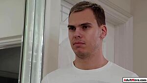 Busty stepmom craves stepson's cock in her ass! 😈