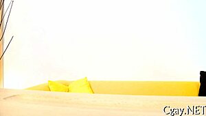 Watch this horny gay twink getting pounded relentlessly in intense porn action!