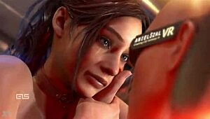 Best claire redfield compilation in 2024 with sexy anime hentai scenes