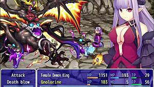 Discovering clown's secret in revenge of female demon king