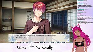 Vtuber Lewdneko Plays F Me Royally Part 1