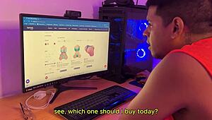 Busty stepmom Nicole caught banging Tantaly sex doll with stepson