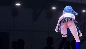 Suisei Gets Clothes Ripped In Intense Hentai Striptease.