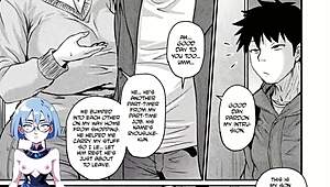 Japanese milf takes full control in intense domination scene.