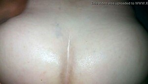 Black chubby guy fucks white bear in gay encounter.