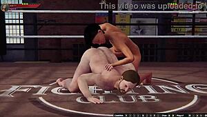 Ethan Battles Meigui II in Naked Fighter 3D Wrestling Match