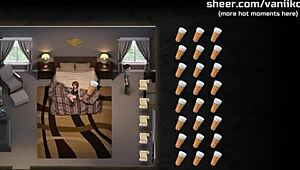 Fuck my tight ass? Step cousin begs in hentai.