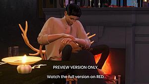 Dinner date turns naughty in 3D hentai preview version