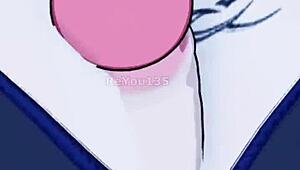 oc new employee with big tits in 3d hentai game.