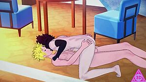 naruto and sasuke get horny in this hentai sex scene with blowjob and cumshot 😈